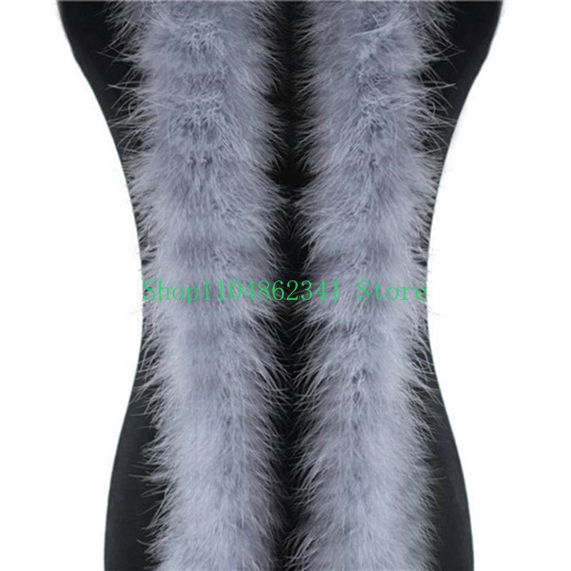 Feather Trim Marabou - ขนนกมาราบูฟูฟ่อง 2 หลา สำหรับงาน DIY งานฝีมือ