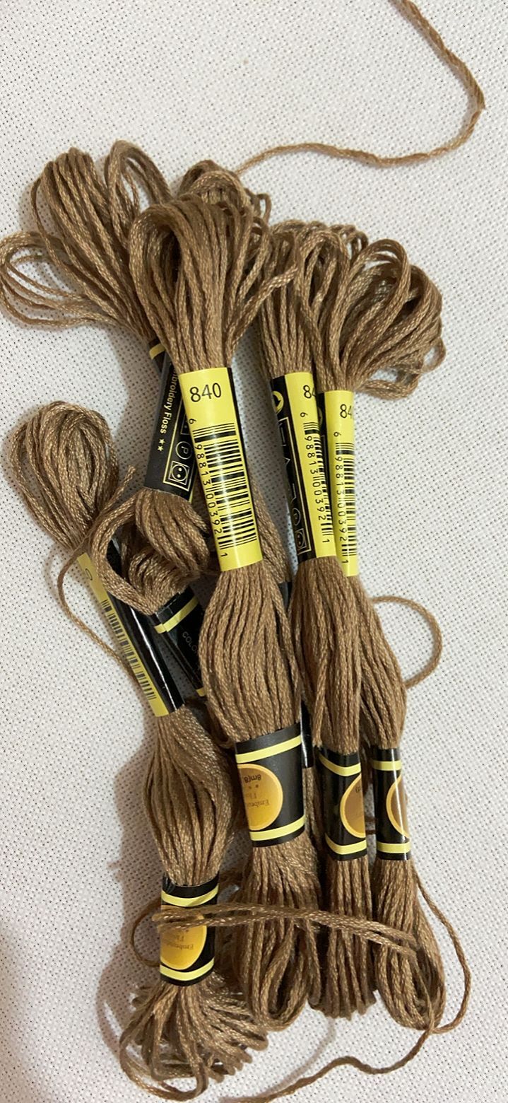 Embroidery Embellishments - 10 ชิ้น/สีชุดปักครอสติสเย็บปักถักร้อยไหมขัดฟันสําหรับผู้เริ่มต้น DIY Craft สร้อยข้อมือ Skein