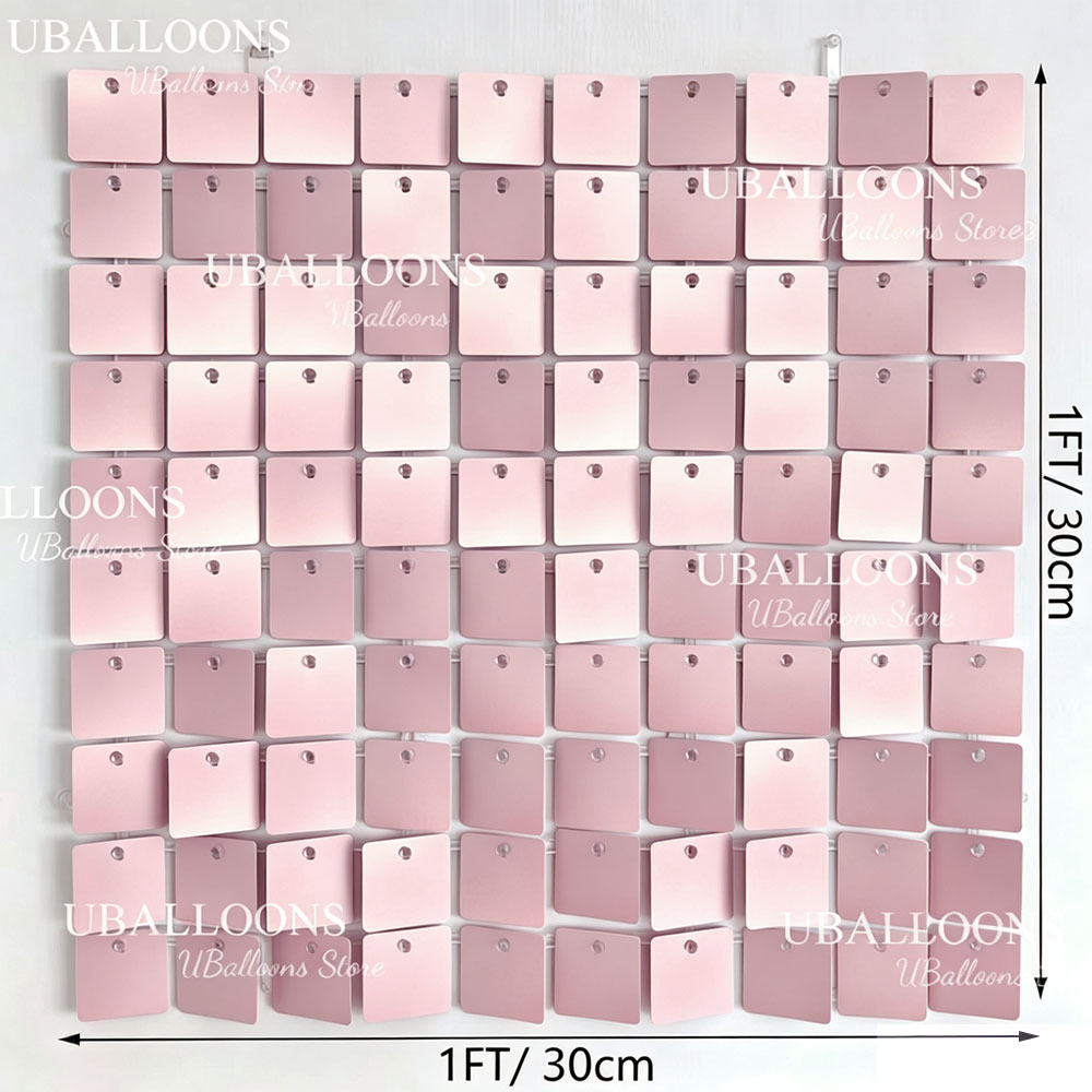 แผงฉากหลังสีชมพูโรสแมตต์แบบมีป - Sequin Fabric Panel บทวิจารณ์และราคา