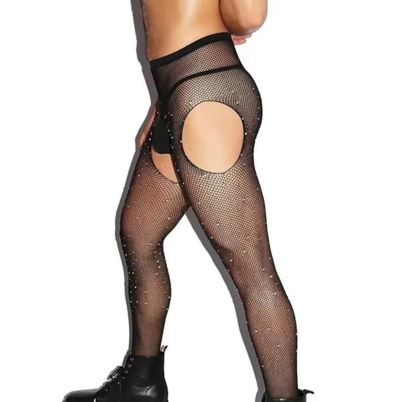 ถุงน่องตาข่ายเปิดเป้าสำหรับผู้ - Crystal Mesh Fabric บทวิจารณ์และราคา