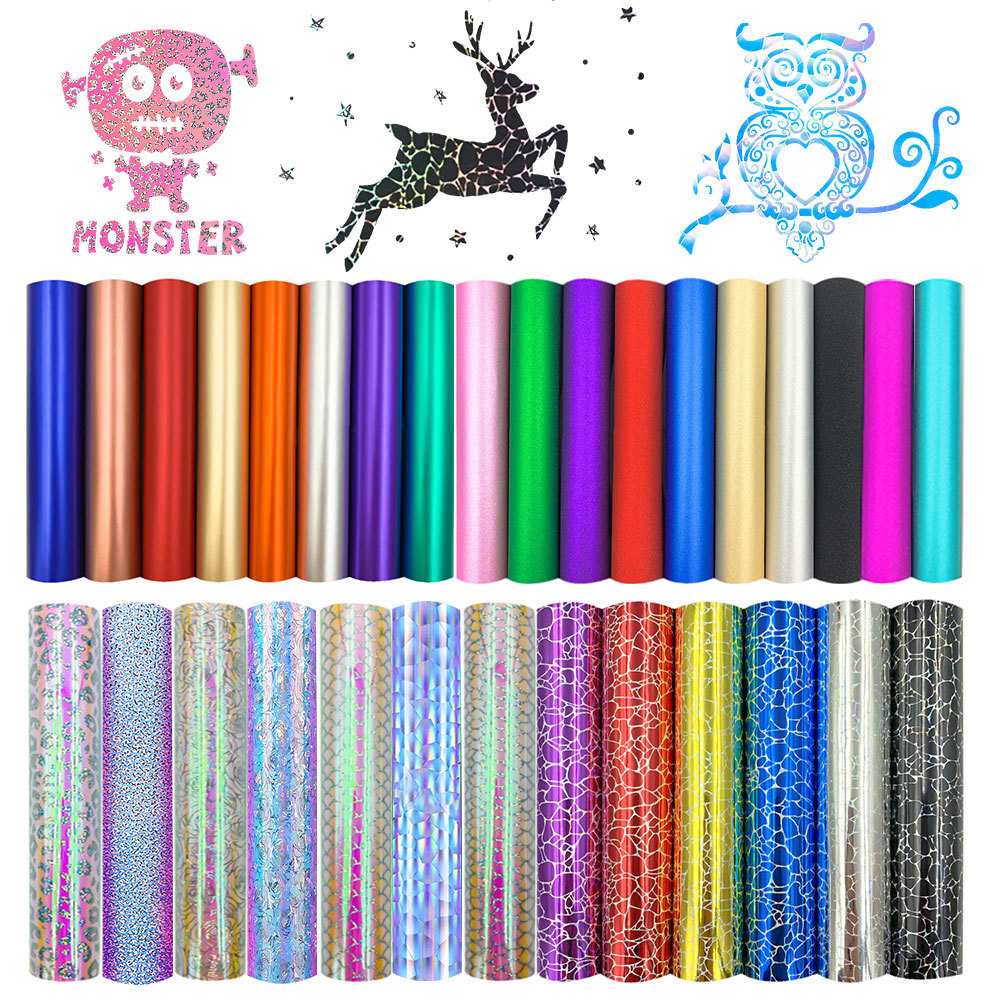 โฮโลแกรมกลิตเตอร์กาวงานฝีมือแผ - Glitter Vinyl Roll บทวิจารณ์และราคา