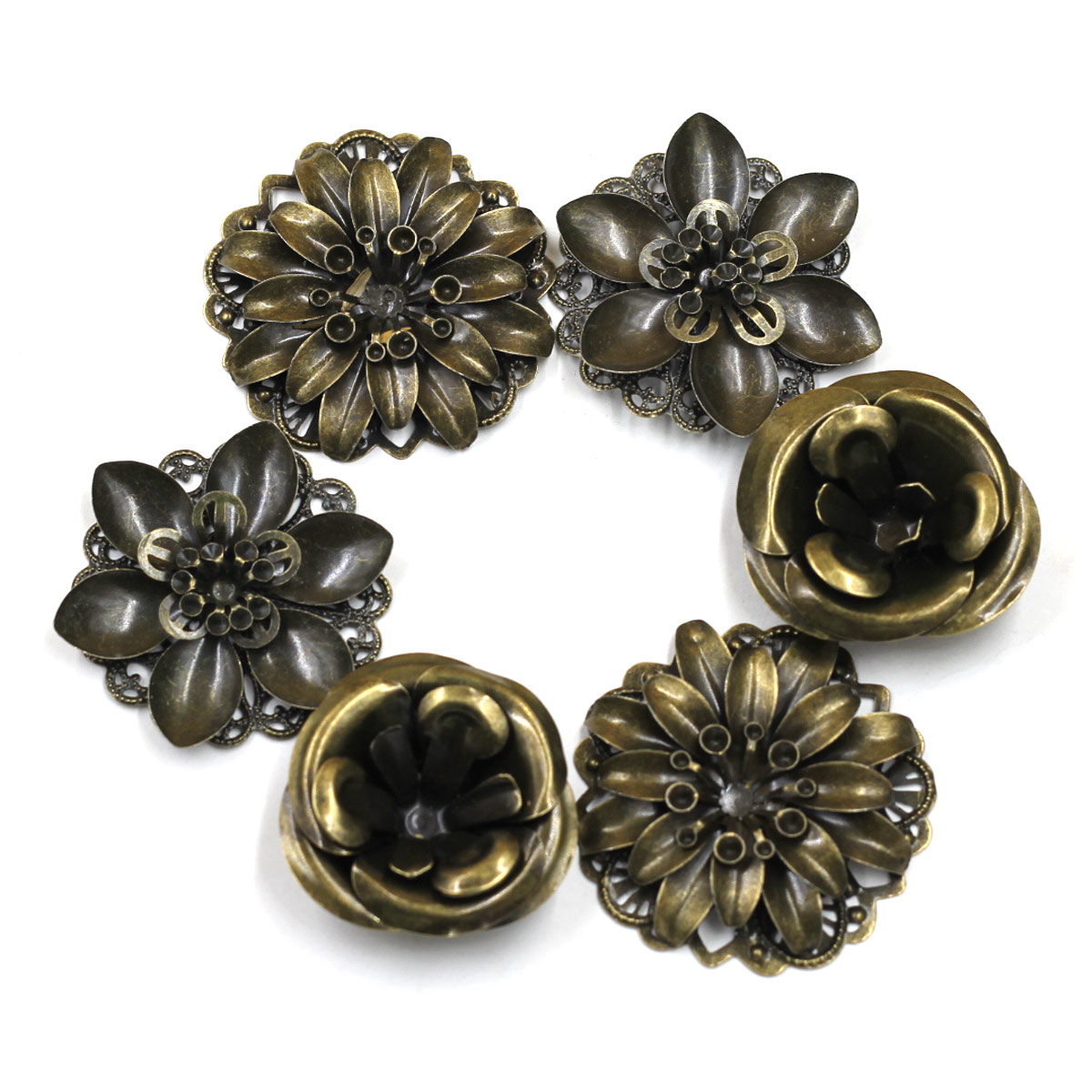 6 ชิ้น Embellishments ผสมดอกไม - Embellish Craft บทวิจารณ์และราคา