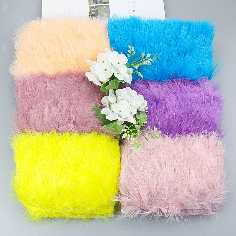 ขนไก่งวงสีดำขาว ขนาด 8-10 ซม.  - Feather Trim Marabou บทวิจารณ์และราคา